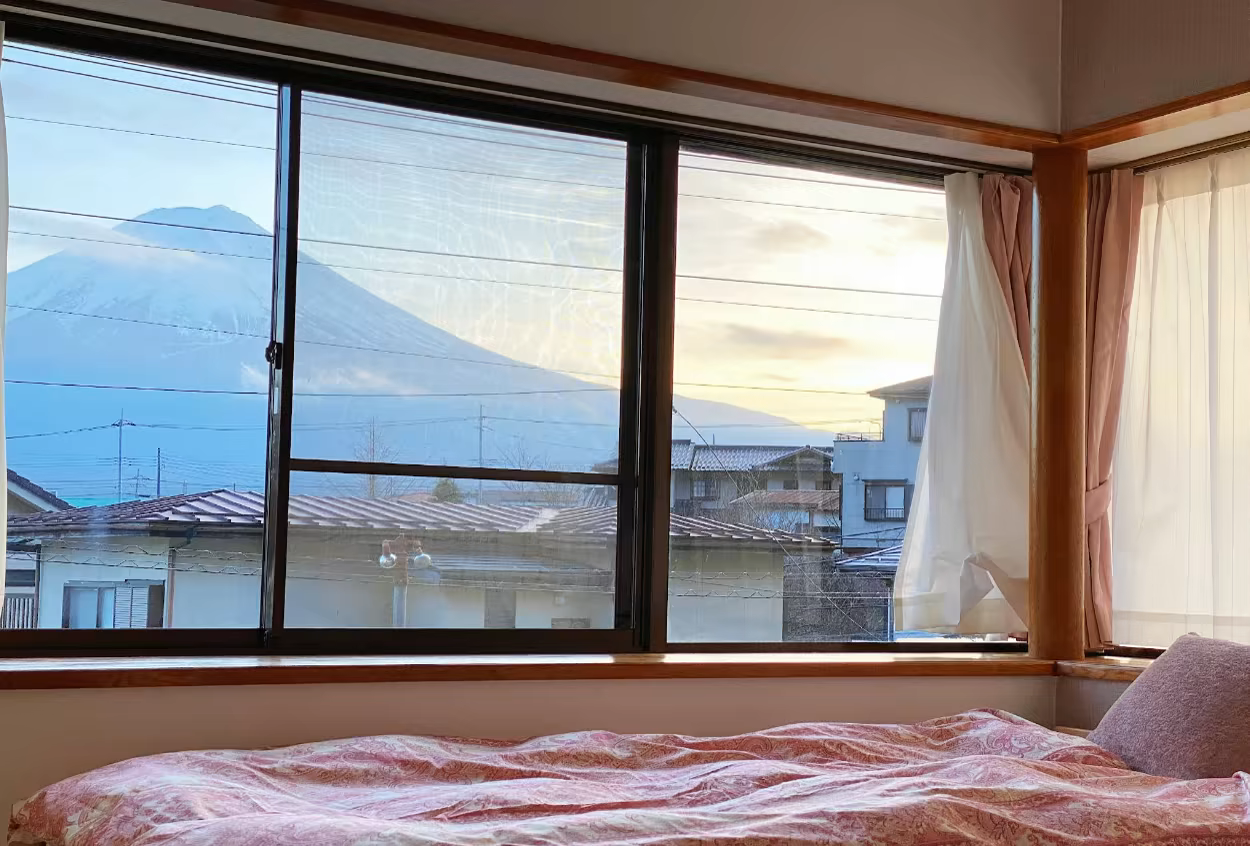 Mt. Fuji view sunset