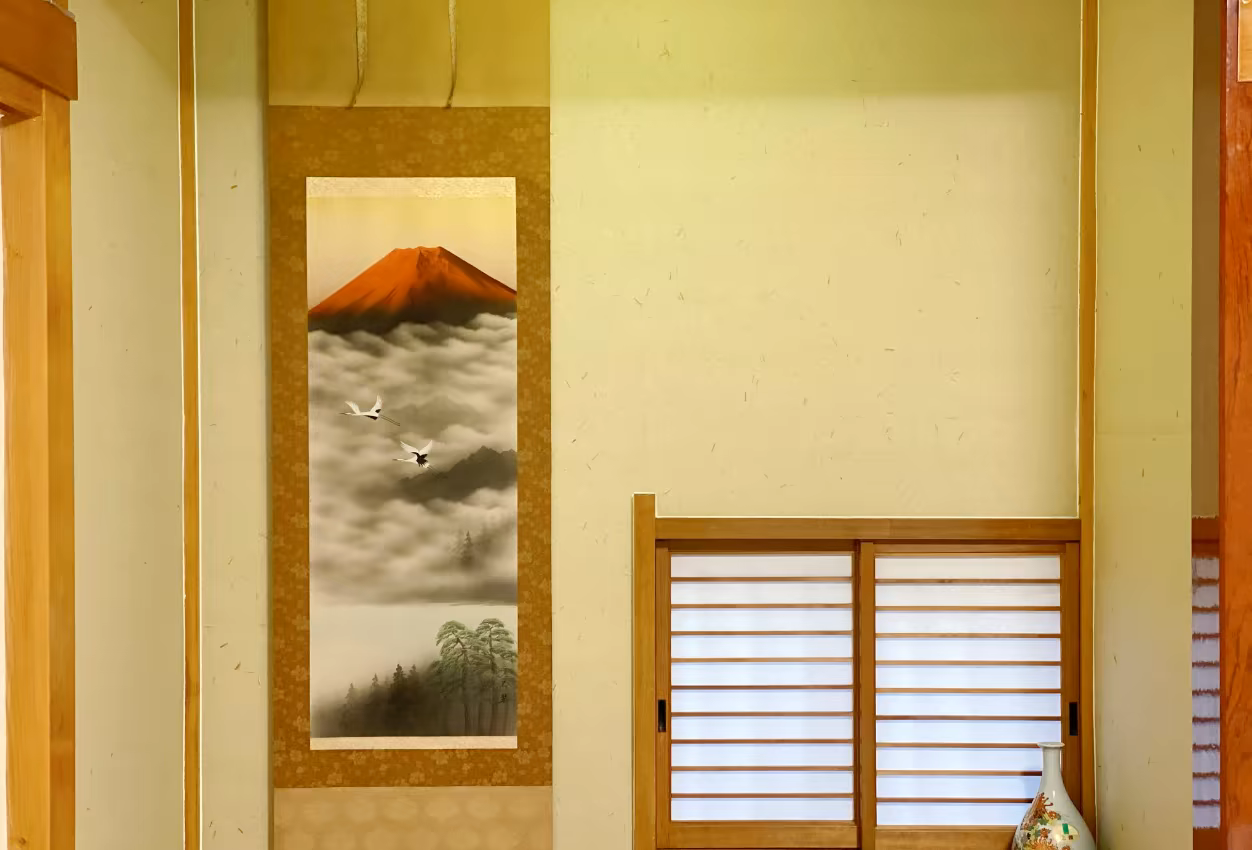Fuji kakemono scroll